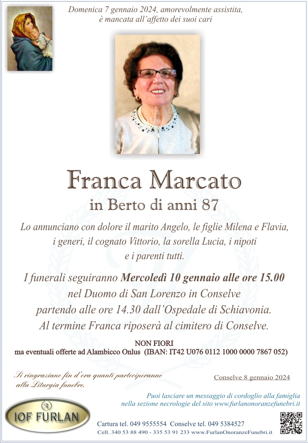 Epigrafe Franca Marcato