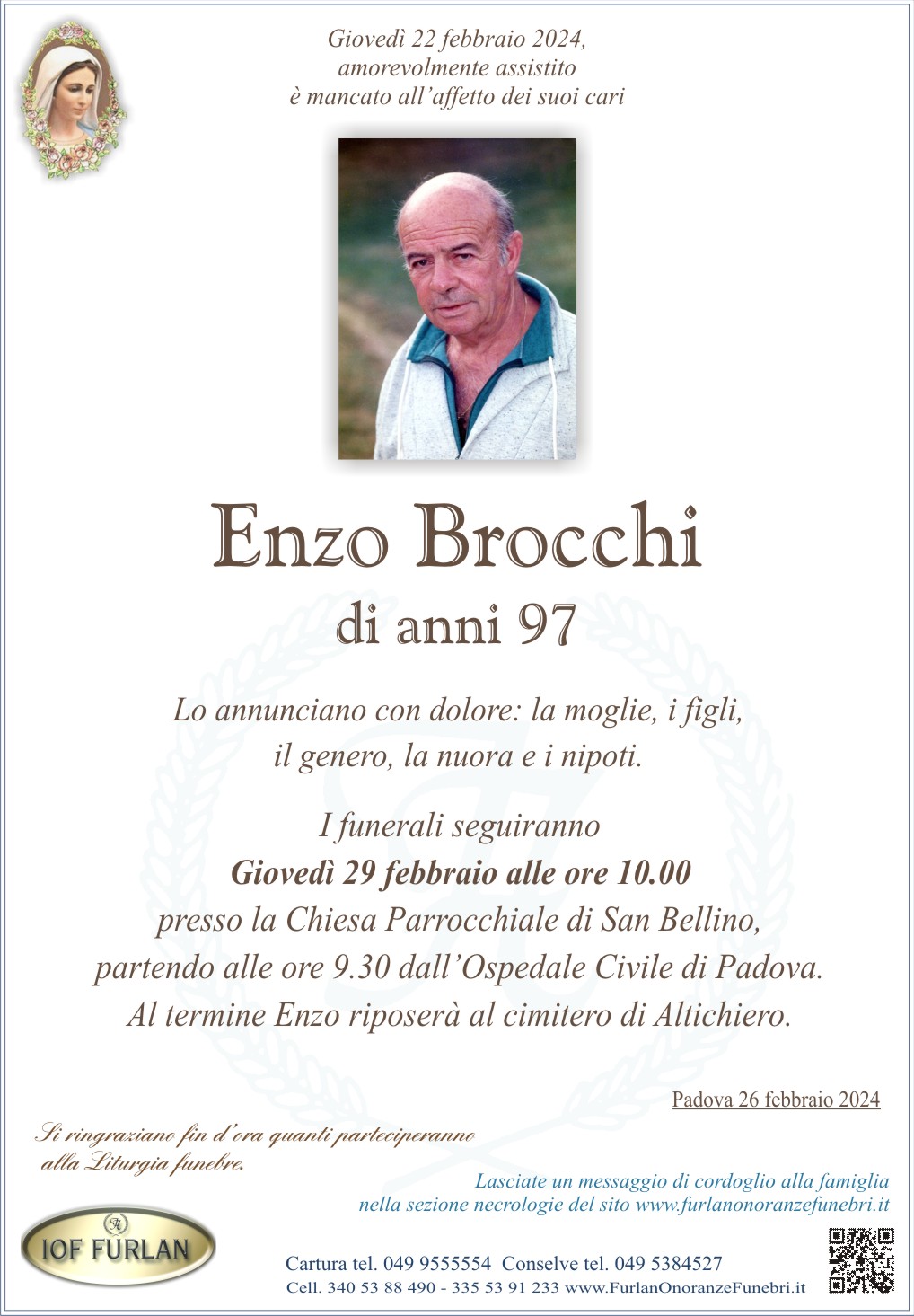 Epigrafe Enzo Brocchi