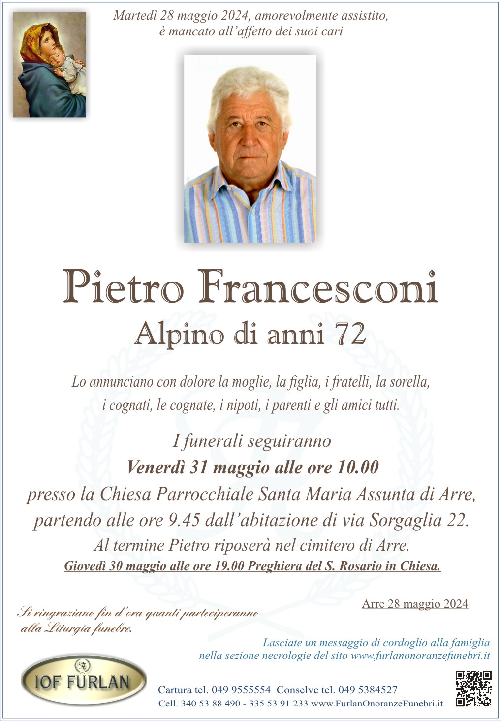 Epigrafe Pietro Francesconi