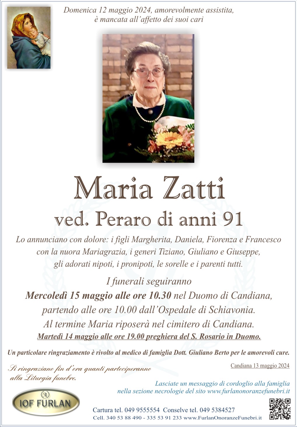 Epigrafe Maria Zatti