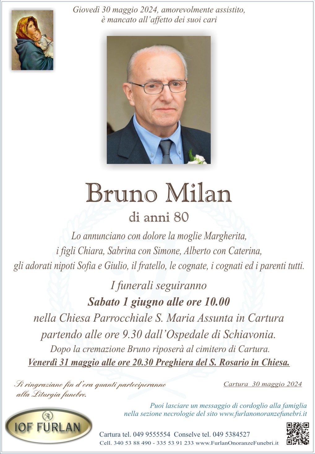 Epigrafe Bruno Milan