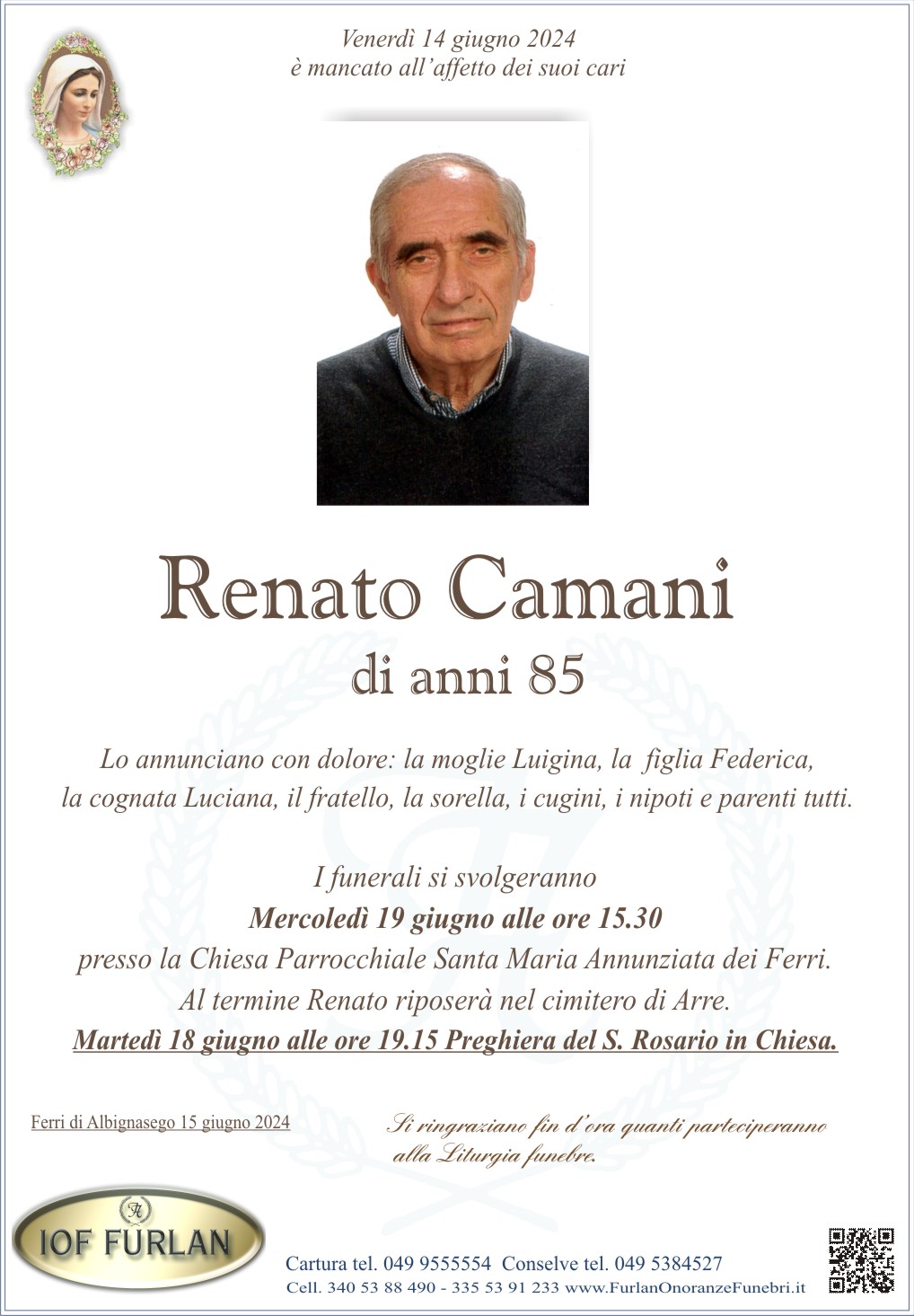 Epigrafe Renato Camani