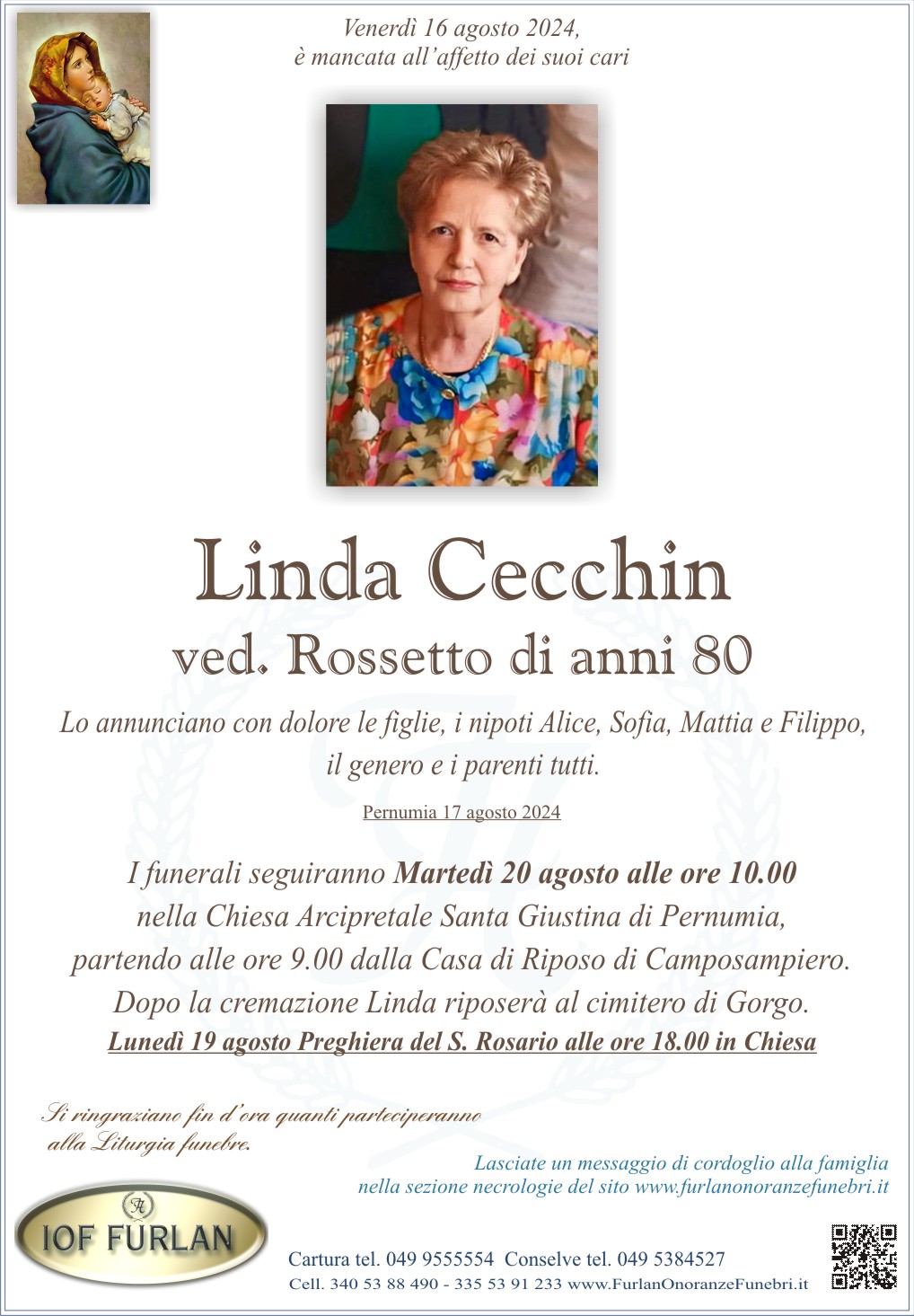 Epigrafe Linda Cecchin