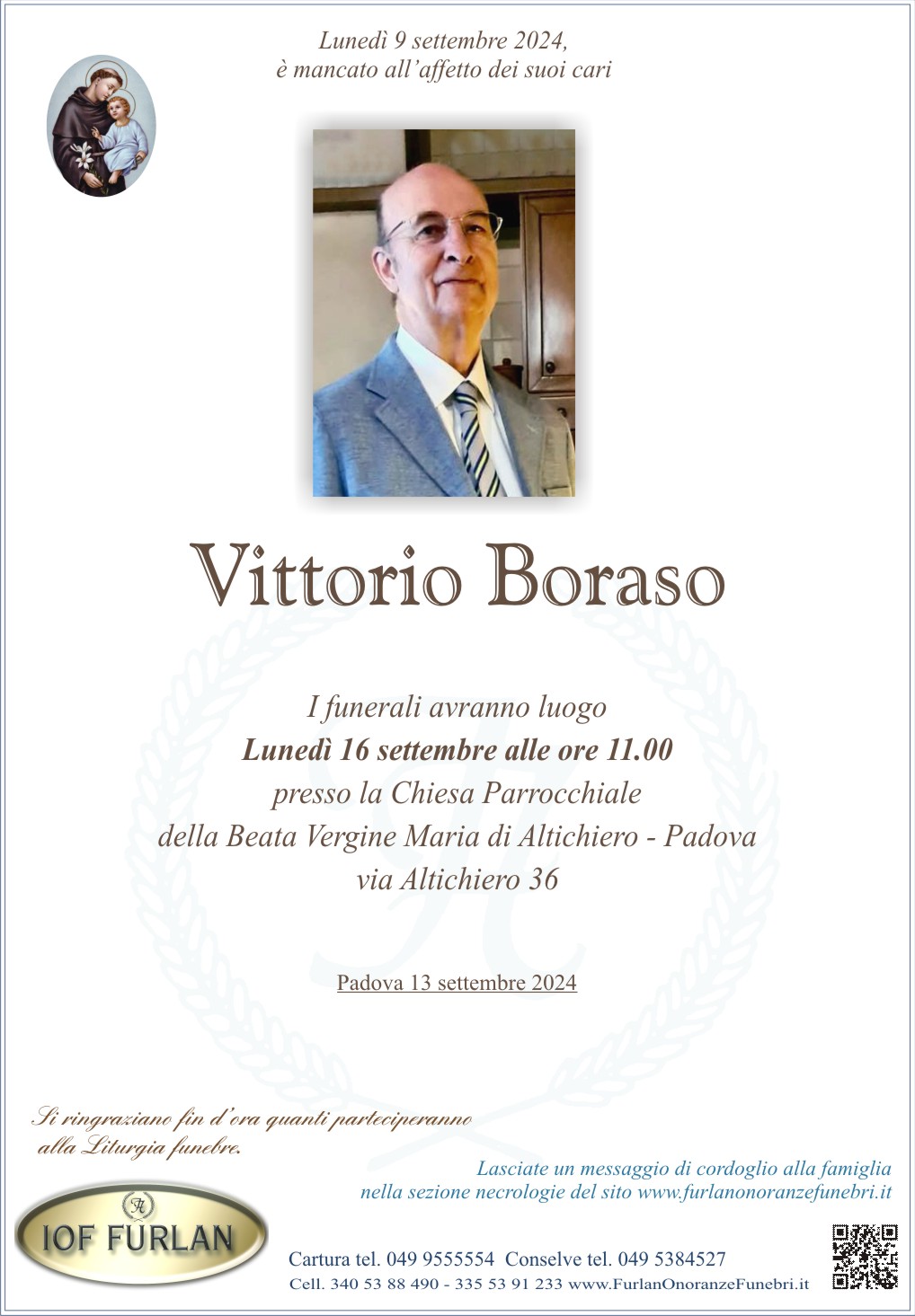 Epigrafe Vittorio Boraso