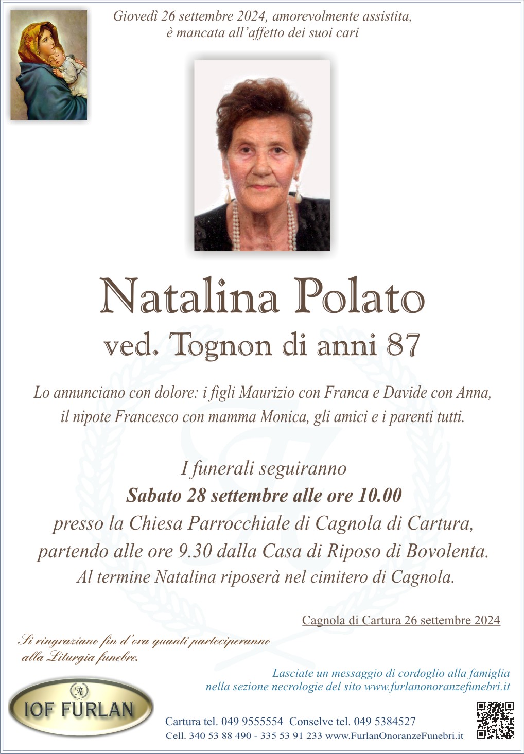 Epigrafe Natalina Polato