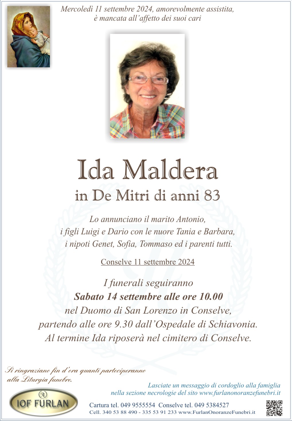 Epigrafe Ida Maldera