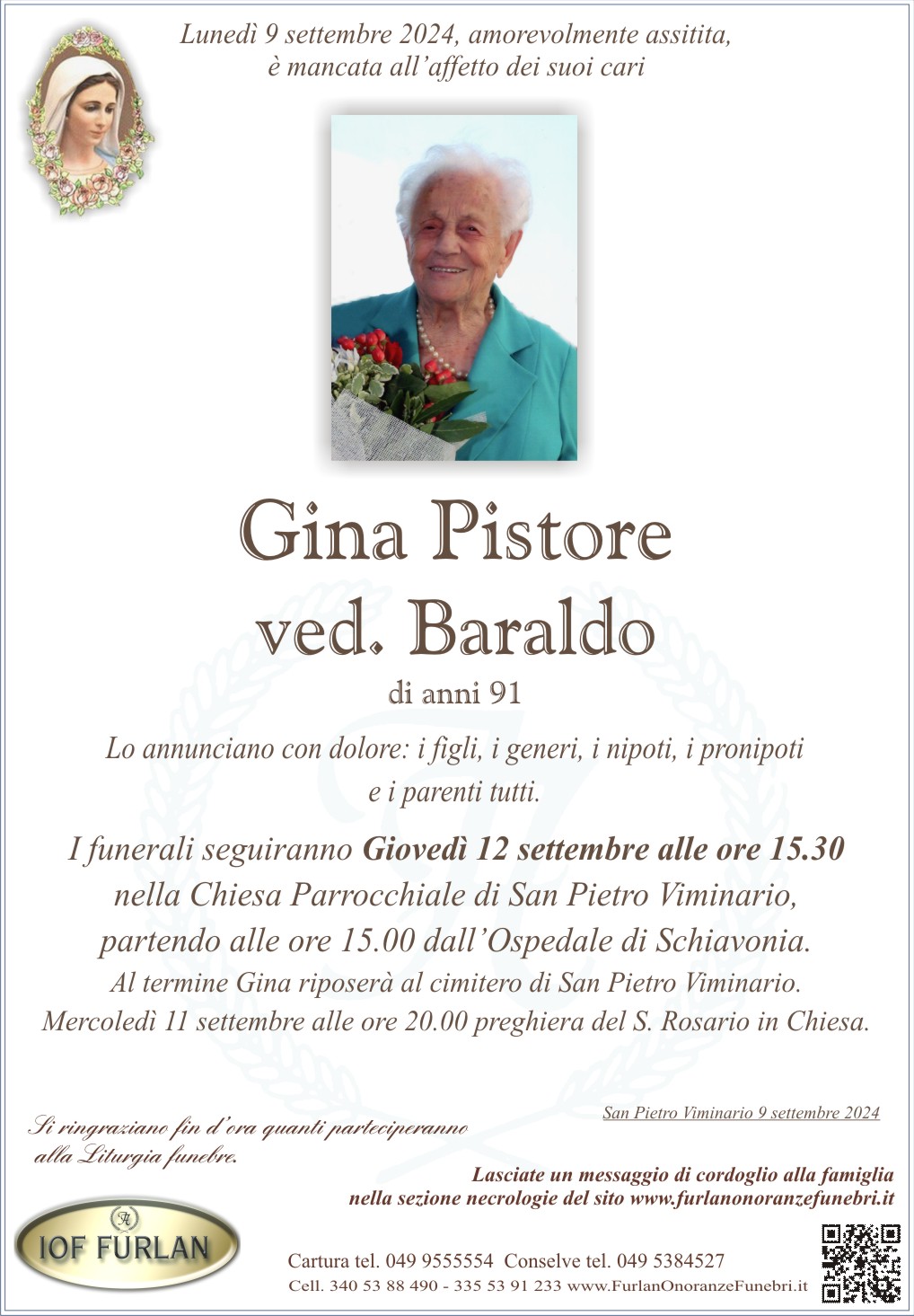 Epigrafe Gina Pistore