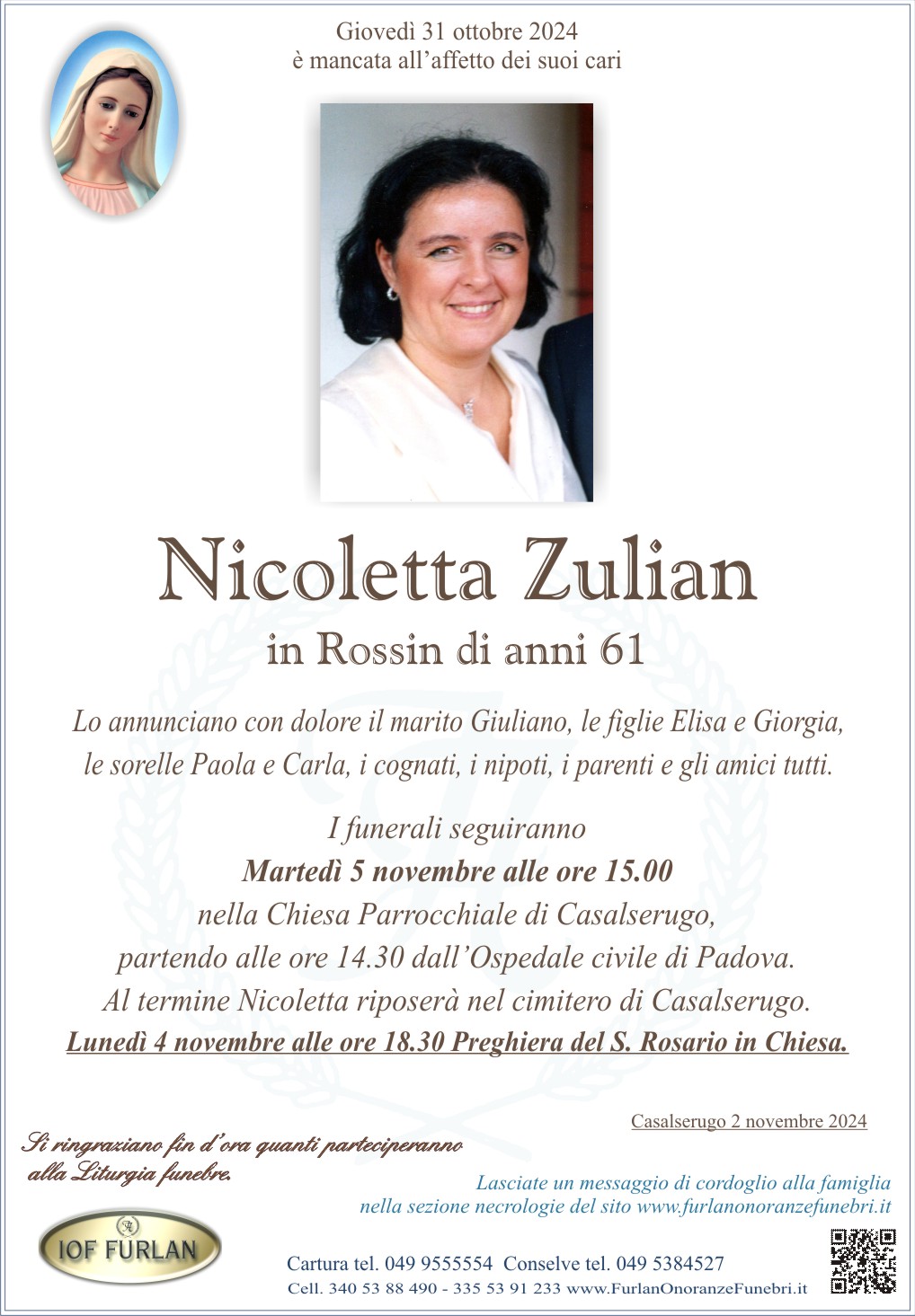 Epigrafe Nicoletta Zulian